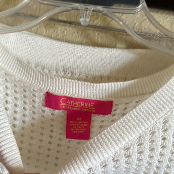 catherine malandrino cream skirt and top set medium 🤍 - Picture 3 of 3